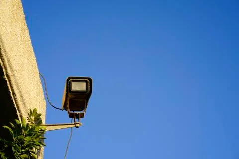 Surveillance Camera.Monitoring Camera Stock Photos