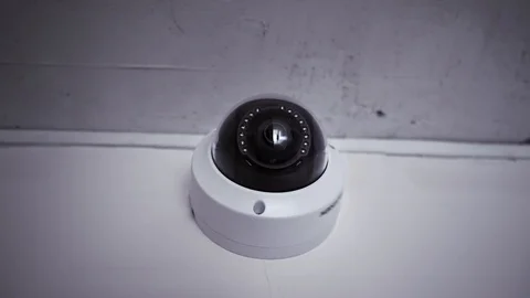 Surveillance cameras on the ceiling. Stock-Footage 101841066