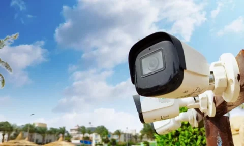 Surveillance Cameras Stock Footage 194254123