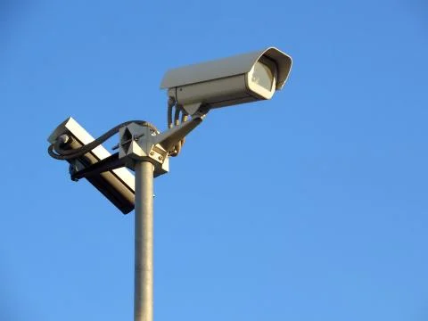 Surveillance cams Stock Photos