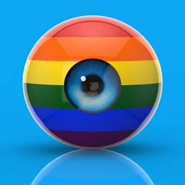 Surveillance concept - 3D Illustration Stock Illustration