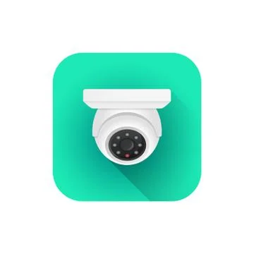 Surveillance dome motion camera Stock-Illustration