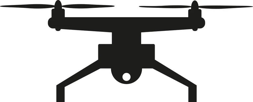 Surveillance drone icon. Stock Illustration