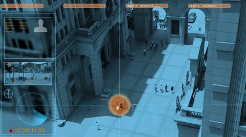 Surveillance Stock Footage 26394386