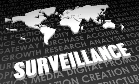 Surveillance Stock Illustration