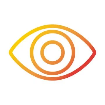 Surveillance internet web technology interface gradient style icon Stock Illustration