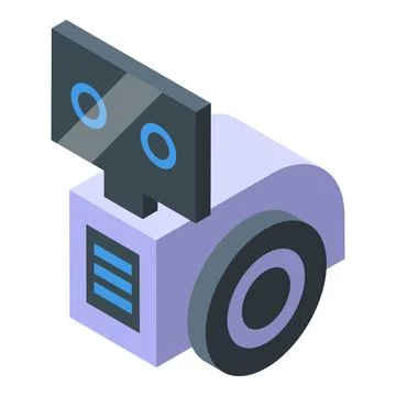 Surveillance robot patrolling using artificial intelligence Stock Illustration