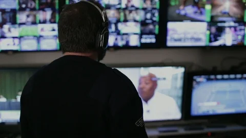 In surveillance room Stock-Footage 102919878