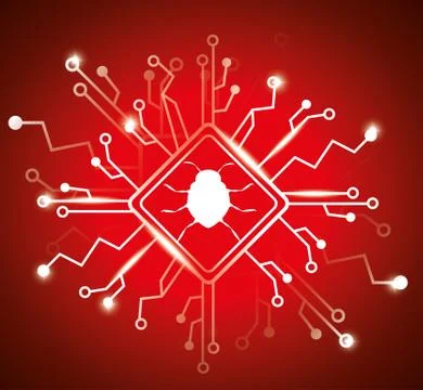 Surveillance security system Stock Illustration