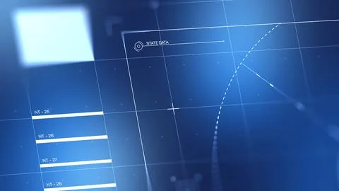 Surveillance system displaying facial recognition analytics in a digital format Stock Illustration