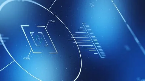 Surveillance system showing facial recognition technology in action in a Stock Illustration