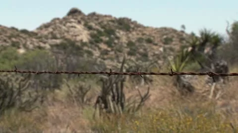 Surveillance of the US-Mexican Border Stock Footage 10801281