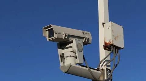 Surveillance/traffic camera 스톡 동영상 45562305