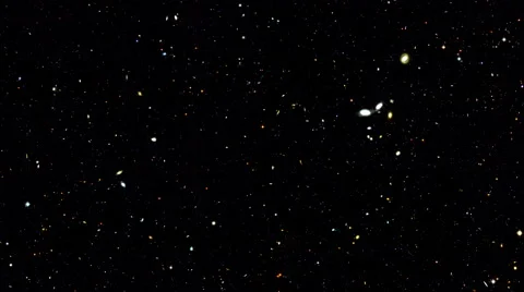 Survey and finding of a dim spiral and double conjugate galaxy in space 스톡 동영상 47740114