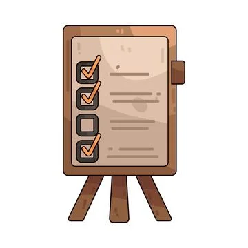 Survey Board illustration Stock Illustration