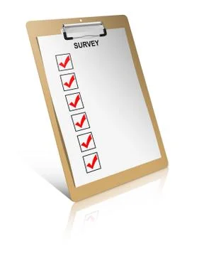 Survey checklist Stock Photos