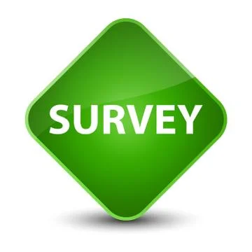 Survey elegant green diamond button 스톡 일러스트