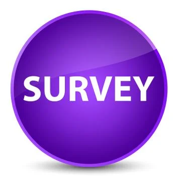 Survey elegant purple round button Illustrazione stock