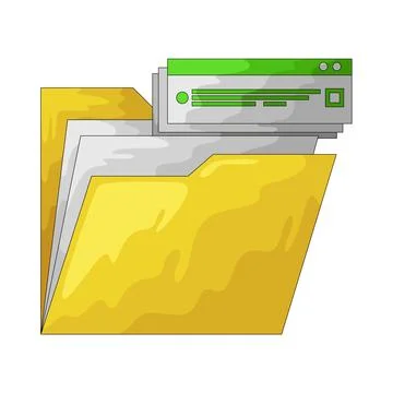 Survey Folder illustration Stock Illustration