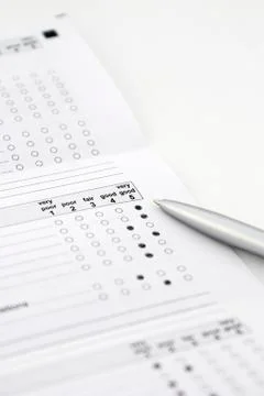 Survey Form Fotos de archivo