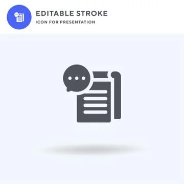 Survey icon vector, filled flat sign, solid pictogram isolated on white, logo Stockillustratie