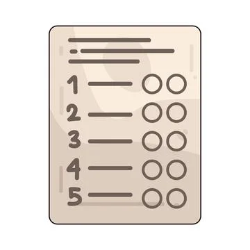 Survey illustration Stock Illustration