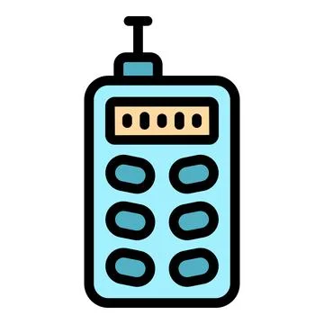Survey laser meter icon vector flat Stock Illustration