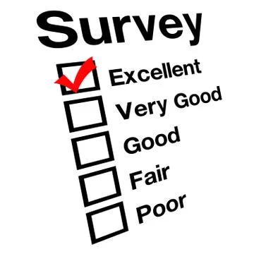 Survey page Stock Illustration