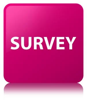 Survey pink square button 스톡 일러스트