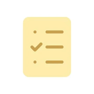 Survey pixel perfect flat gradient color ui icon Illustrazione stock