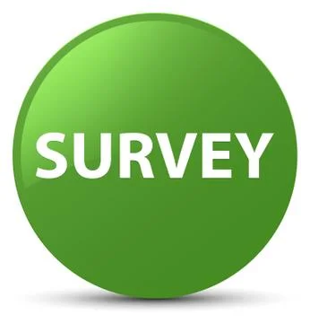 Survey soft green round button 스톡 일러스트