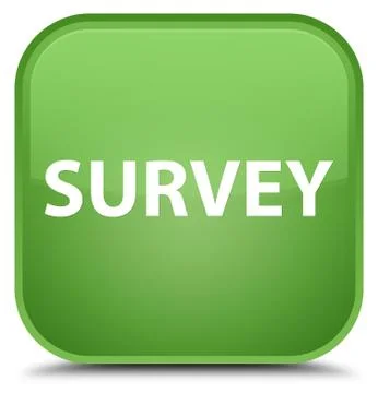 Survey special soft green square button 스톡 일러스트