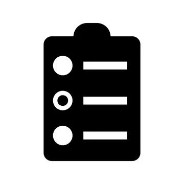 Survey, tasks, todo list icon. Stock Illustration