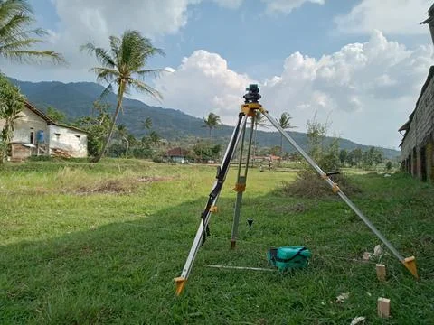 Survey Tripod Stock Photos