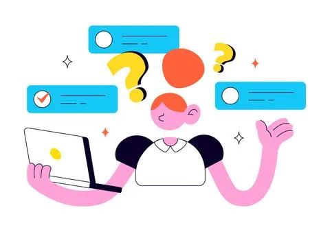 Survey Vector Illustration Featuring Online Questionnaire Form, Customer Fe.. Illustrazione stock