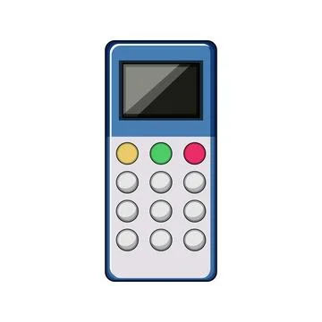 Survey voting clicker cartoon vector illustration Illustrazione stock