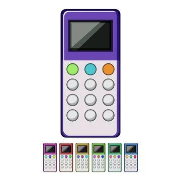 Survey voting clicker cartoon vector graphic Stock Illustration
