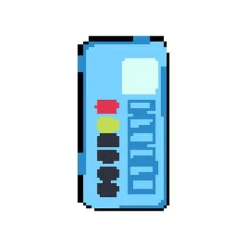 Survey voting clicker pixel art vector illustration イラスト素材