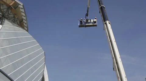 Surveying construction site Stock Footage 52456866