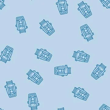 Surveying tools mining line seamless pattern Illustrazione stock