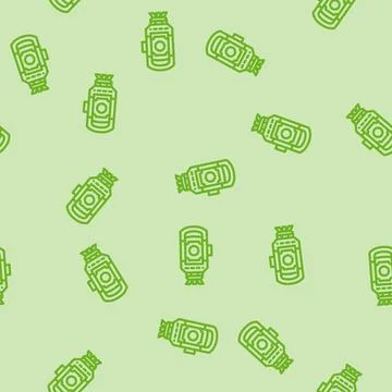 Surveyor civil engineer line vector seamless pattern Stock Illustration