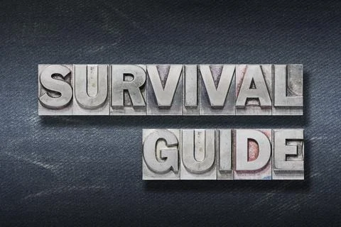 Survival guide den 写真素材
