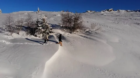 Survival In The Mountain Stock Footage 105460776