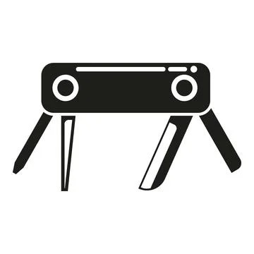 Survival multitool icon simple vector. Army knife Stock Illustration