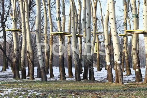 Survival training camp Stock Photos
