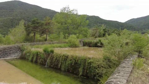 Survivors remember Spain's Biescas flash flood disaster 30 years on, Biescas (Hu Stock Footage 341556041