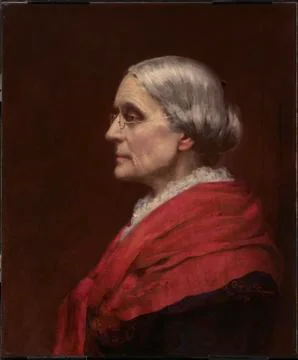 Susan B. Anthony Stock Illustration