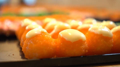 Sushi and Sashimi set Video stock 128609366