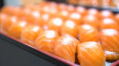 Sushi and Sashimi set Video stock 128609474