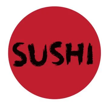 Sushi background design. Stock Illustration